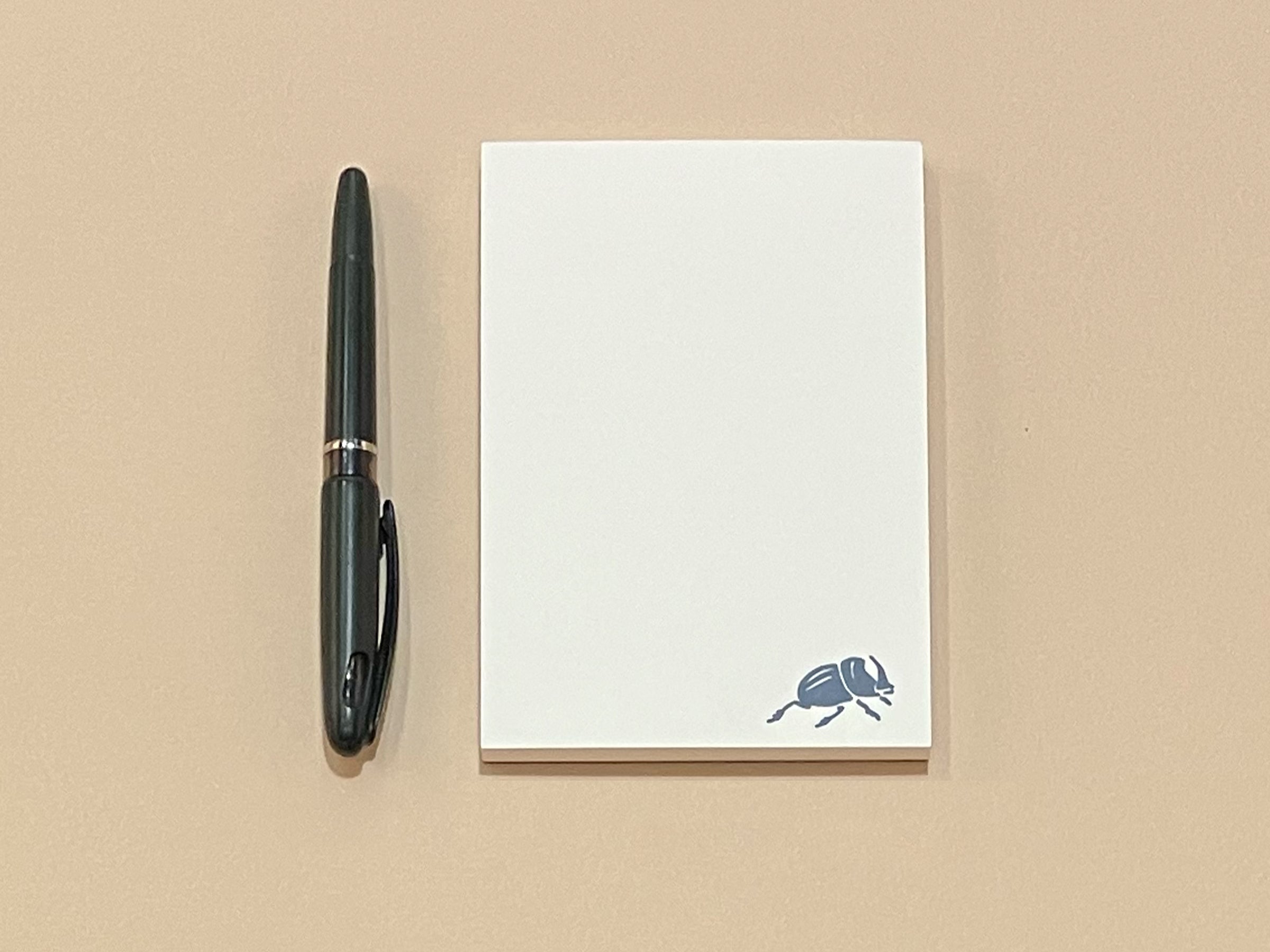 Goods for the Study Rhinoceros Beetle Notepad