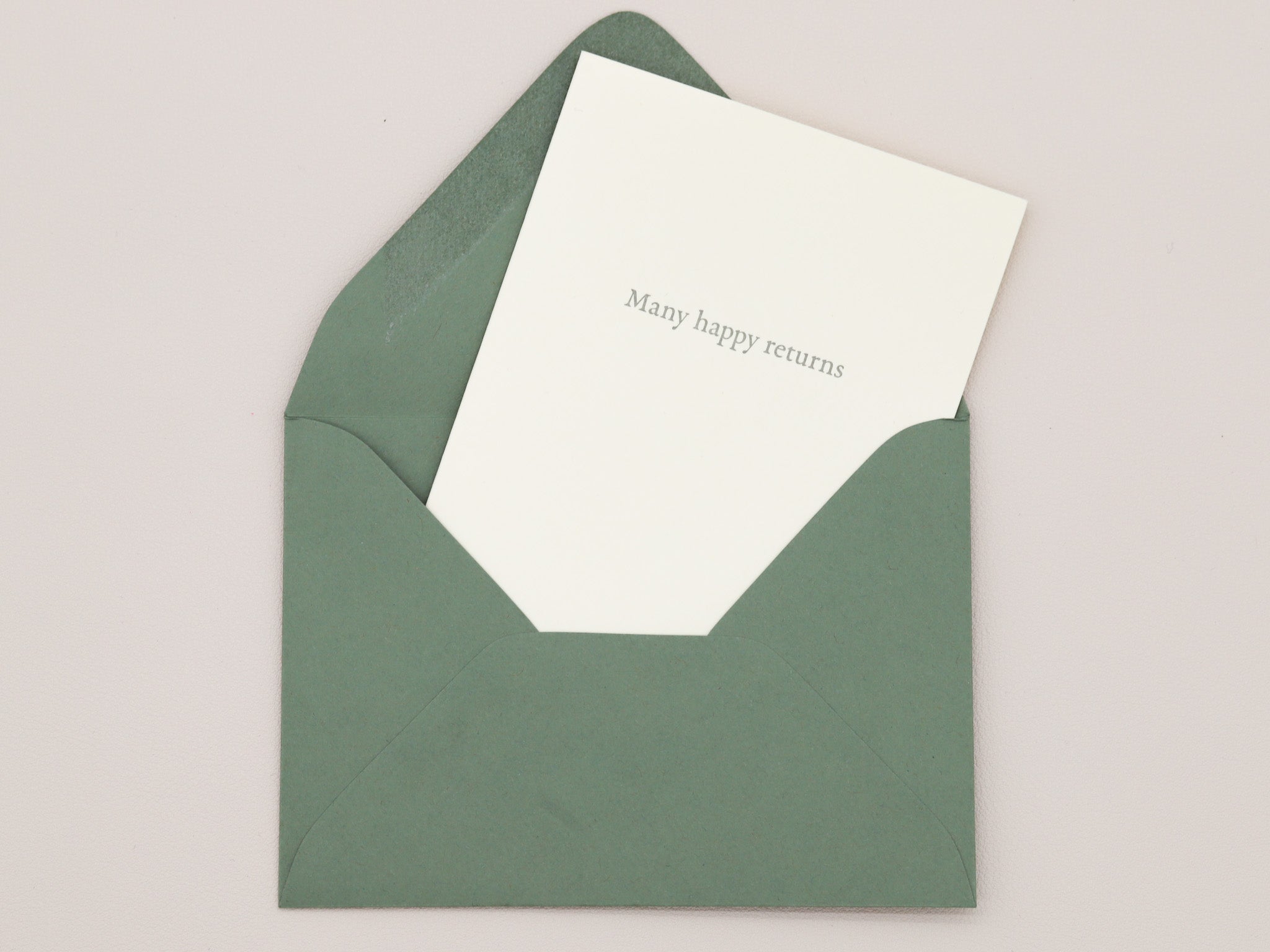 Many Happy Returns Greeting Card