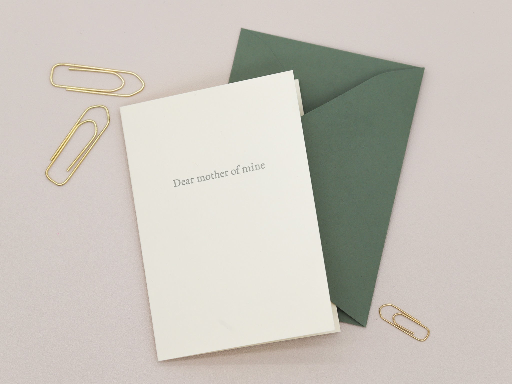 Dear Mother of Mine Greeting Card