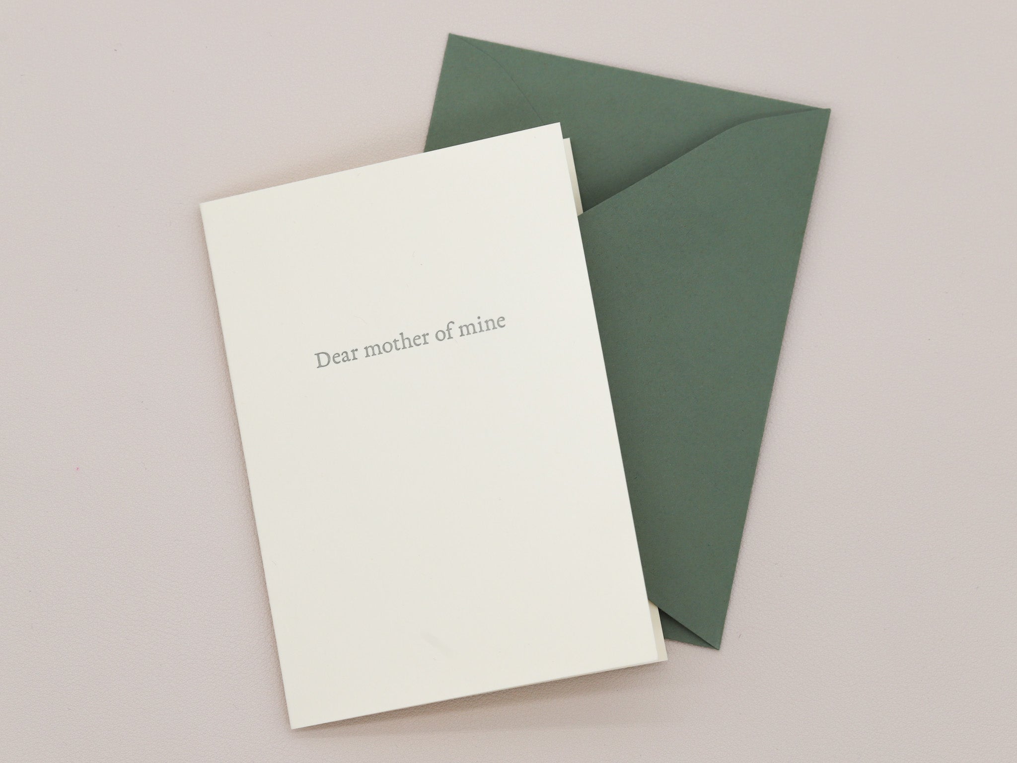 Dear Mother of Mine Greeting Card