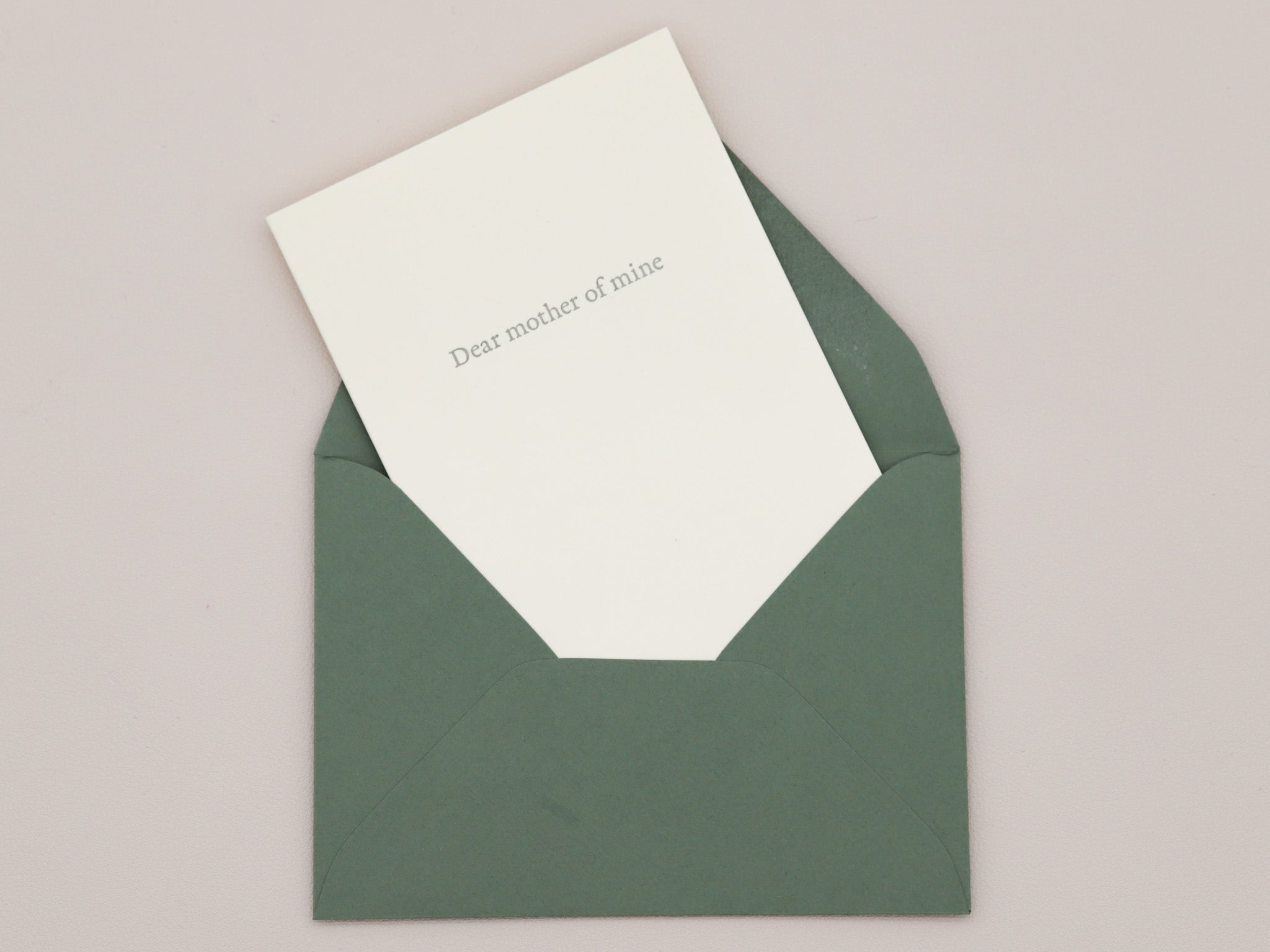 Dear Mother of Mine Greeting Card