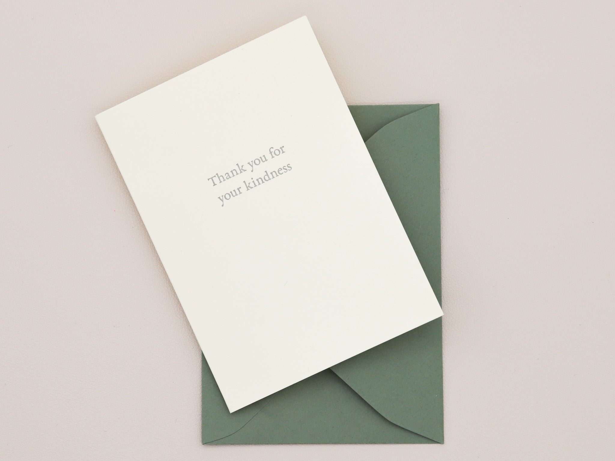Thank You for Your Kindness Greeting Card