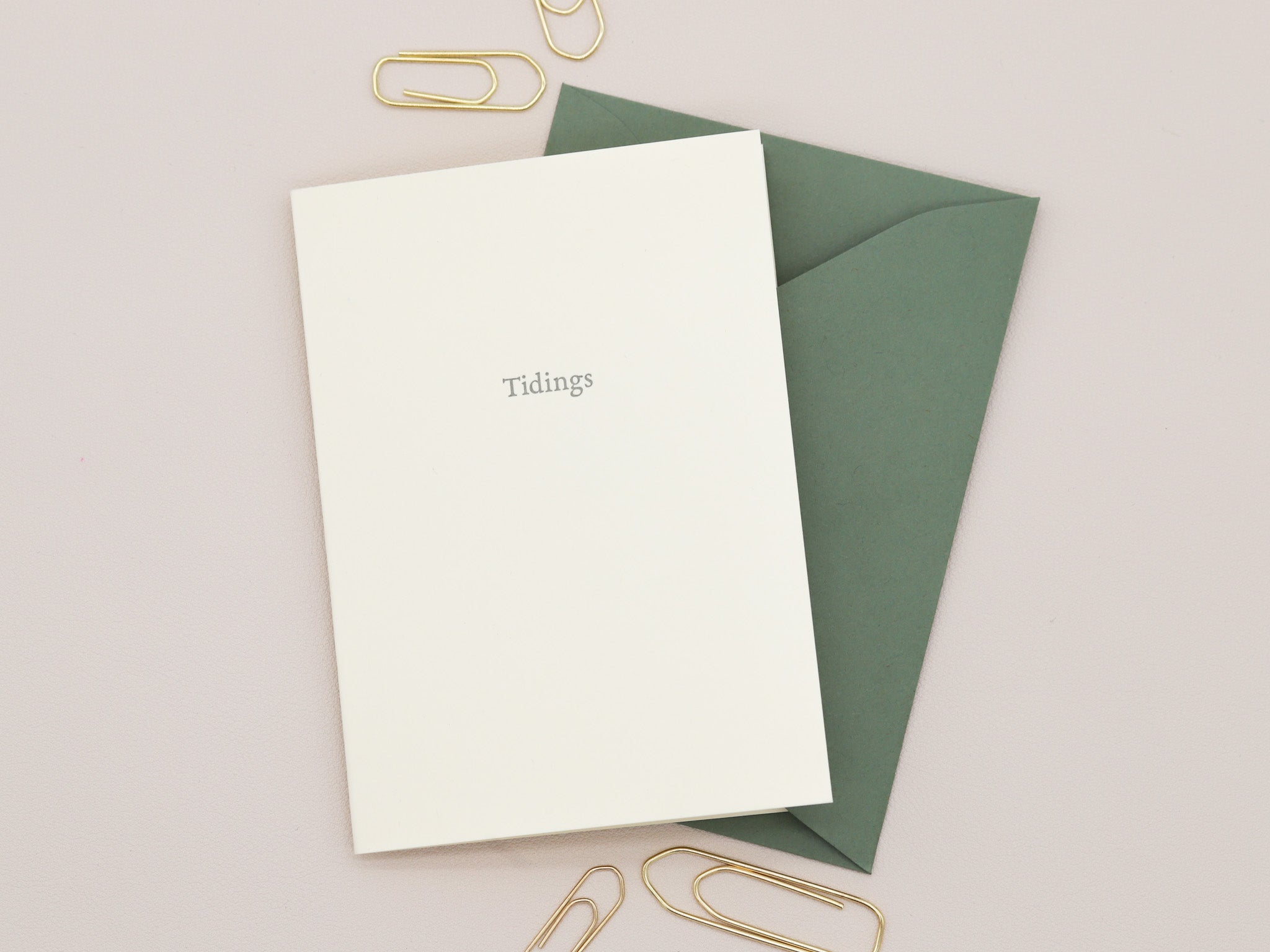 Tidings Greeting Card