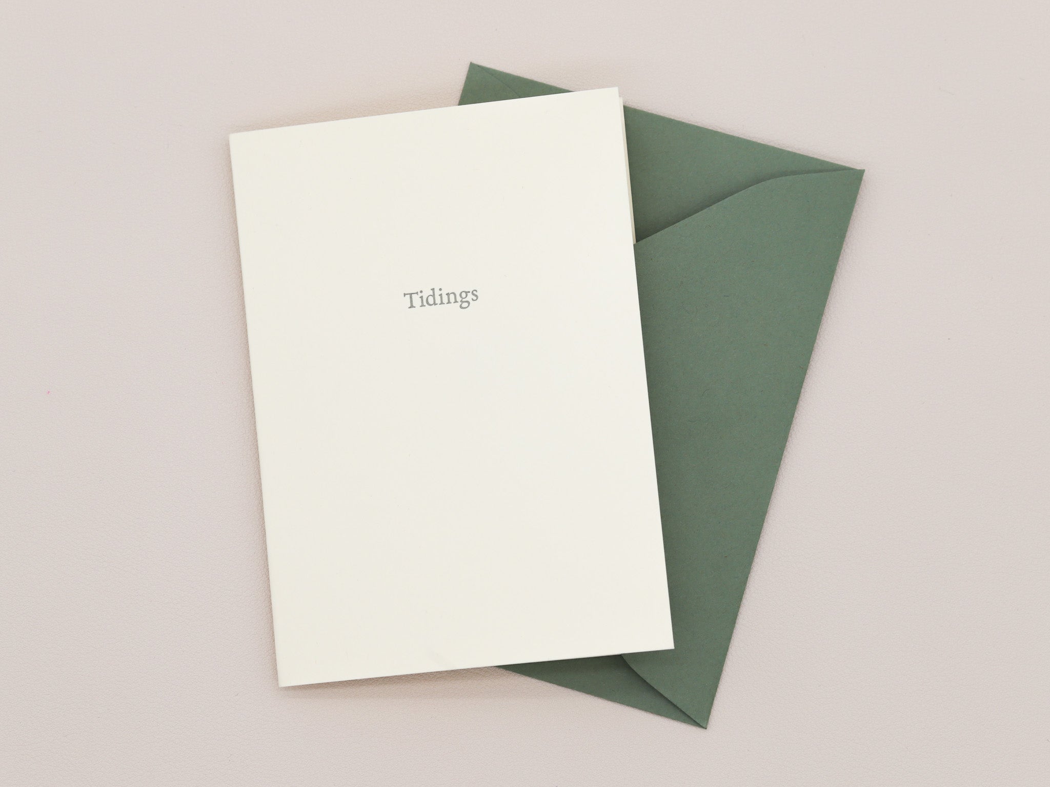 Tidings Greeting Card