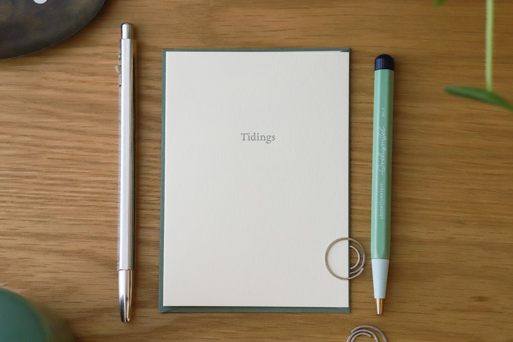 Tidings Greeting Card