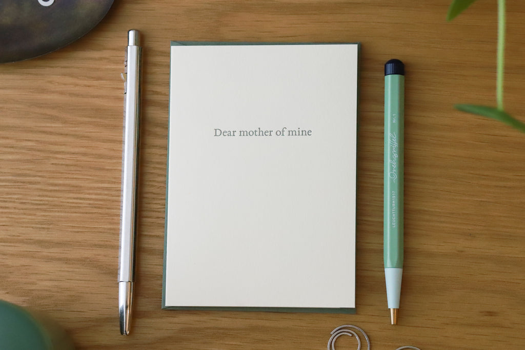 Dear Mother of Mine Greeting Card