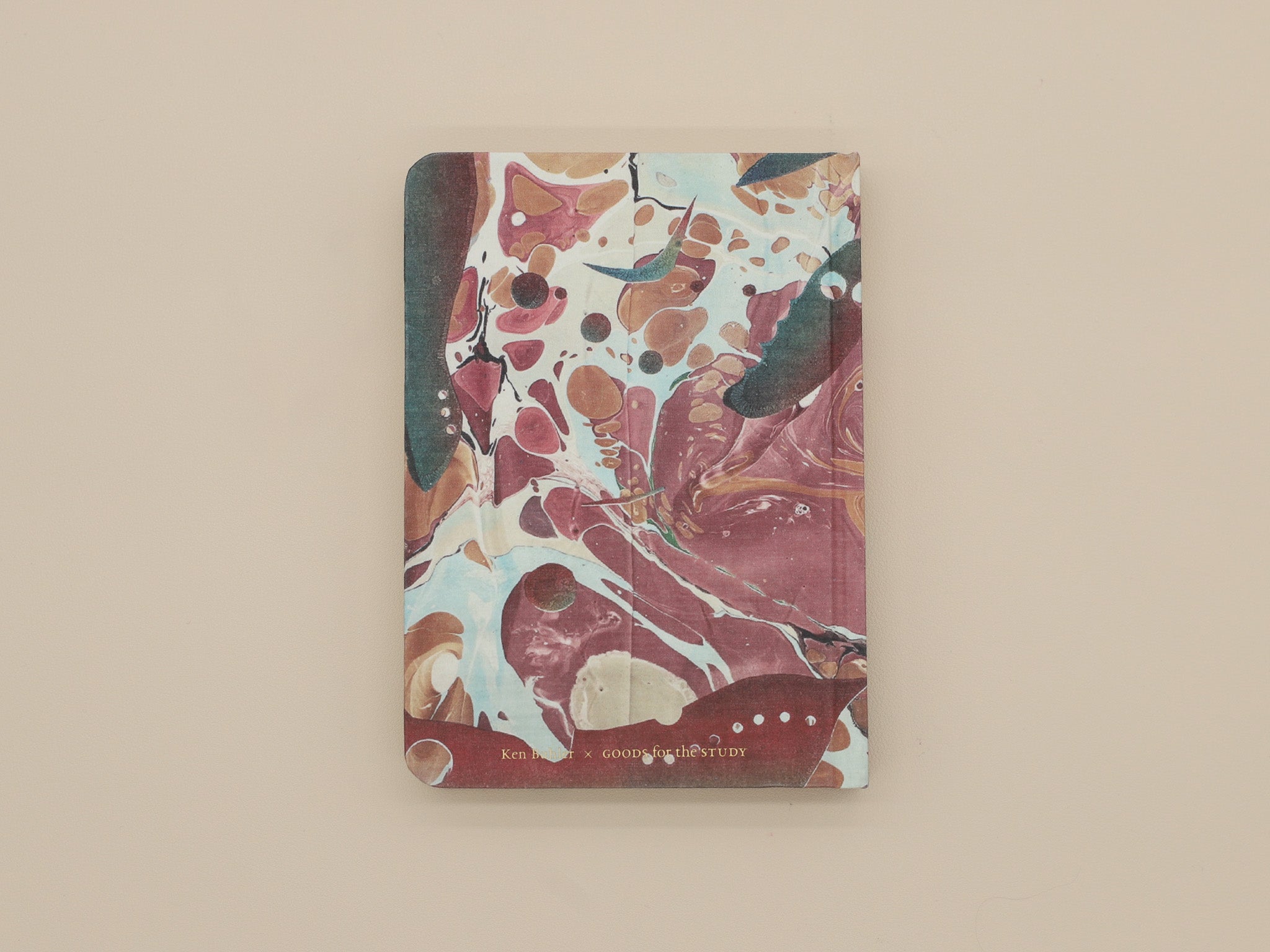 Goods for the Study Carnelian Marble B6 Hardcover Journal