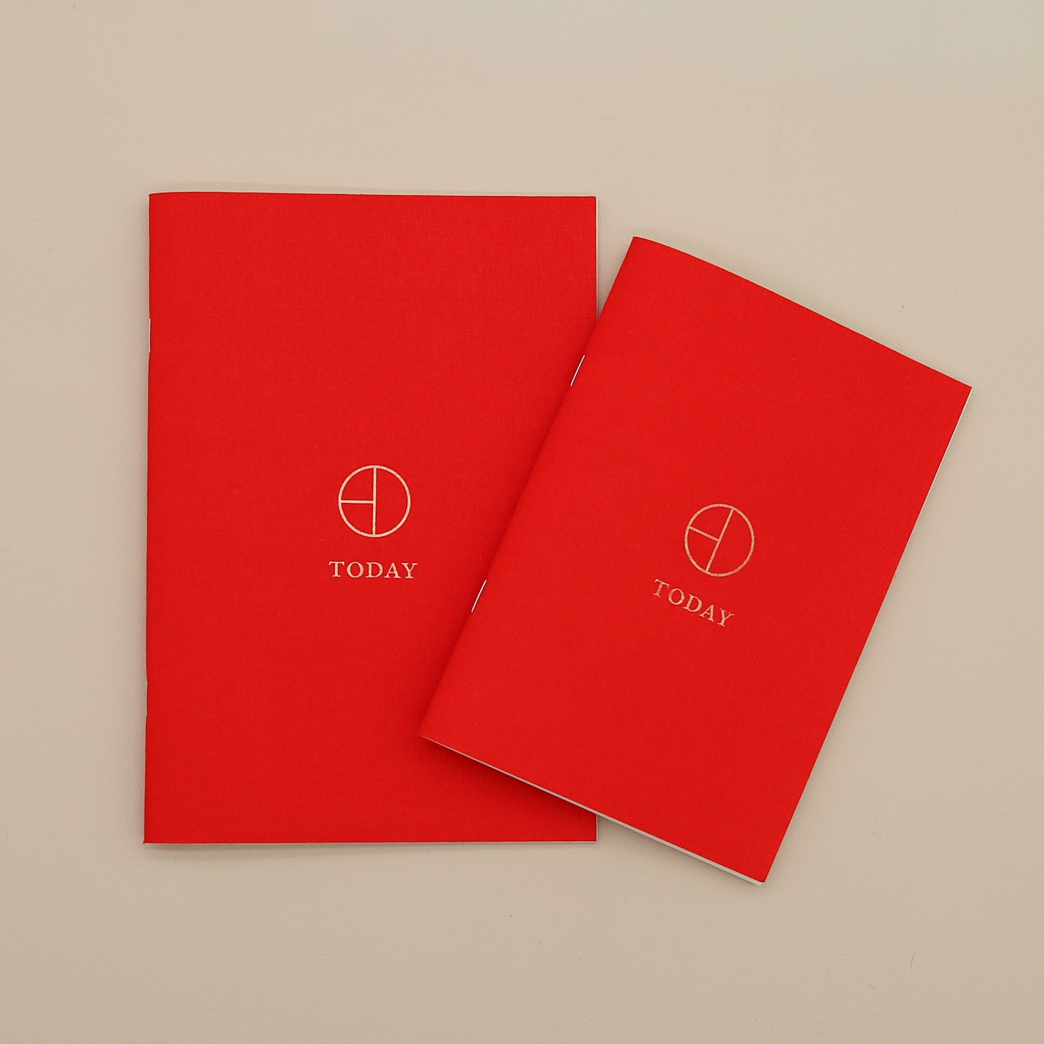 Vermillion Cloth Saddle Stitch Planner