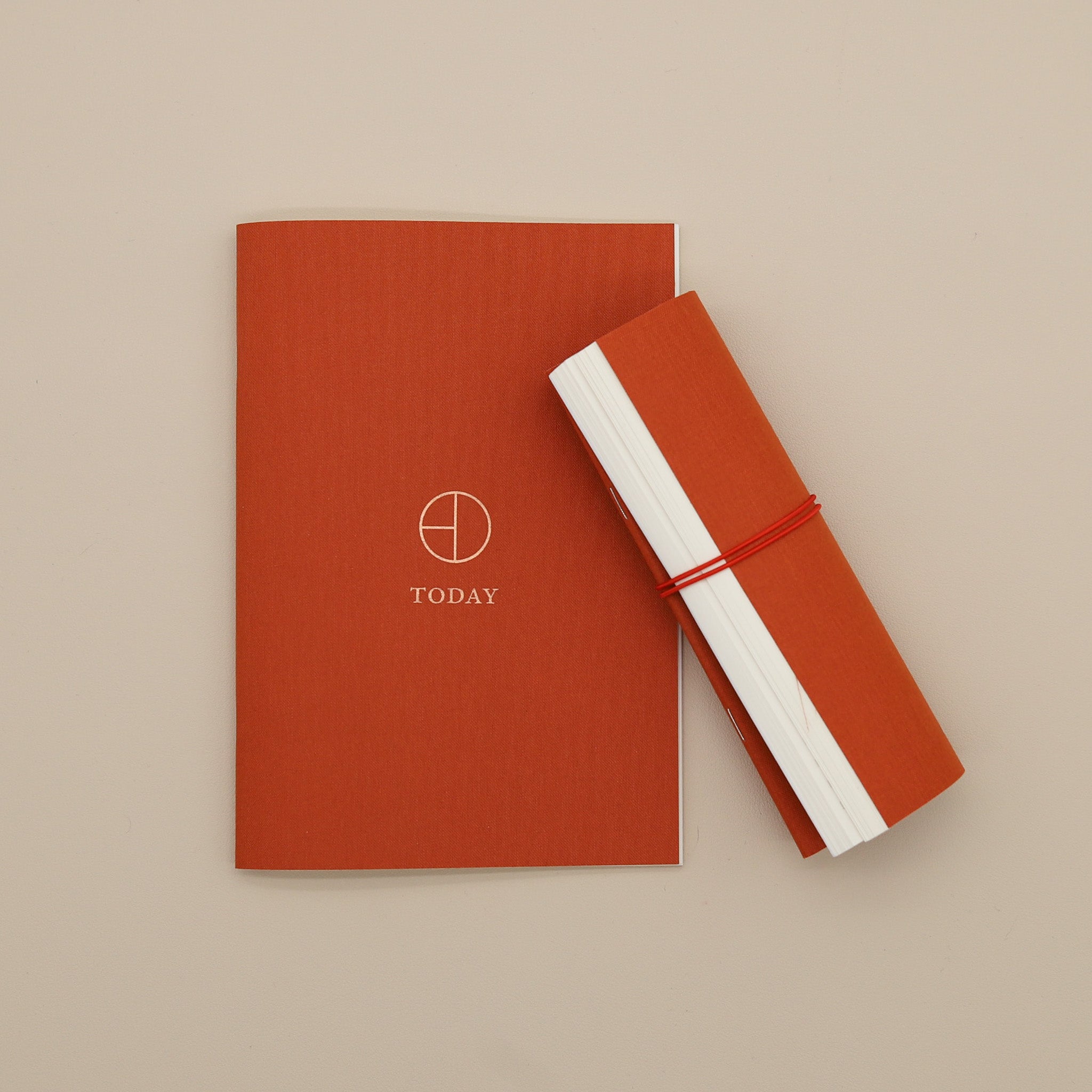 Terra Cotta Cloth Saddle Stitch Planner