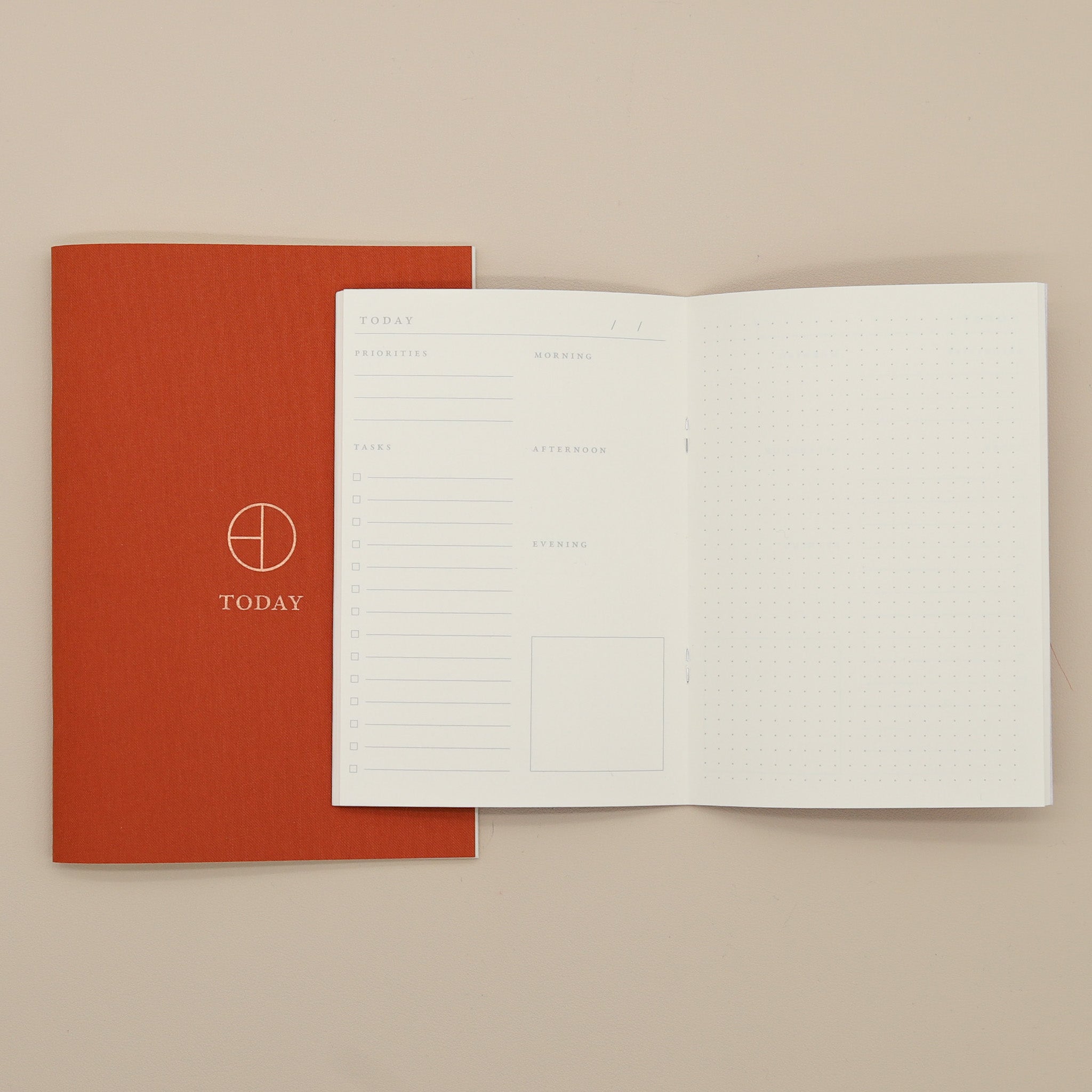 Terra Cotta Cloth Saddle Stitch Planner