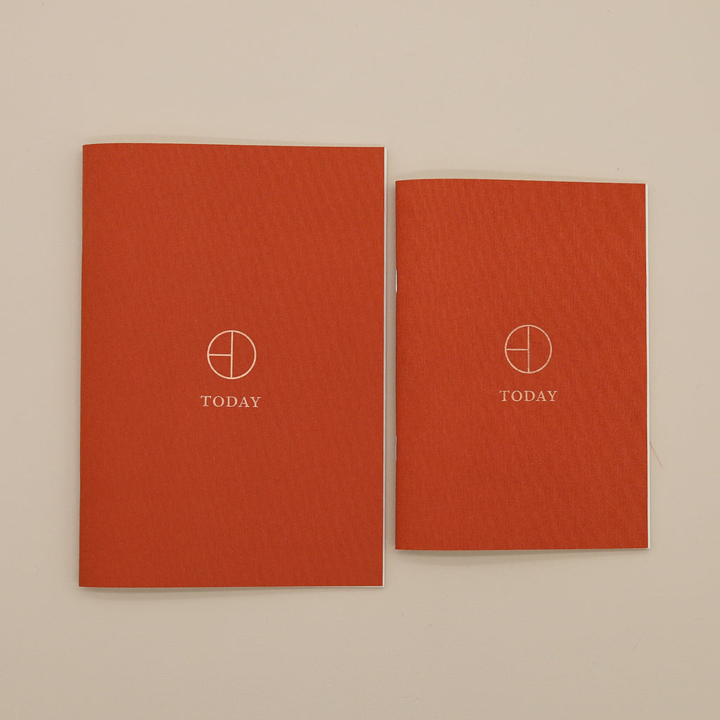 Terra Cotta Cloth Saddle Stitch Planner