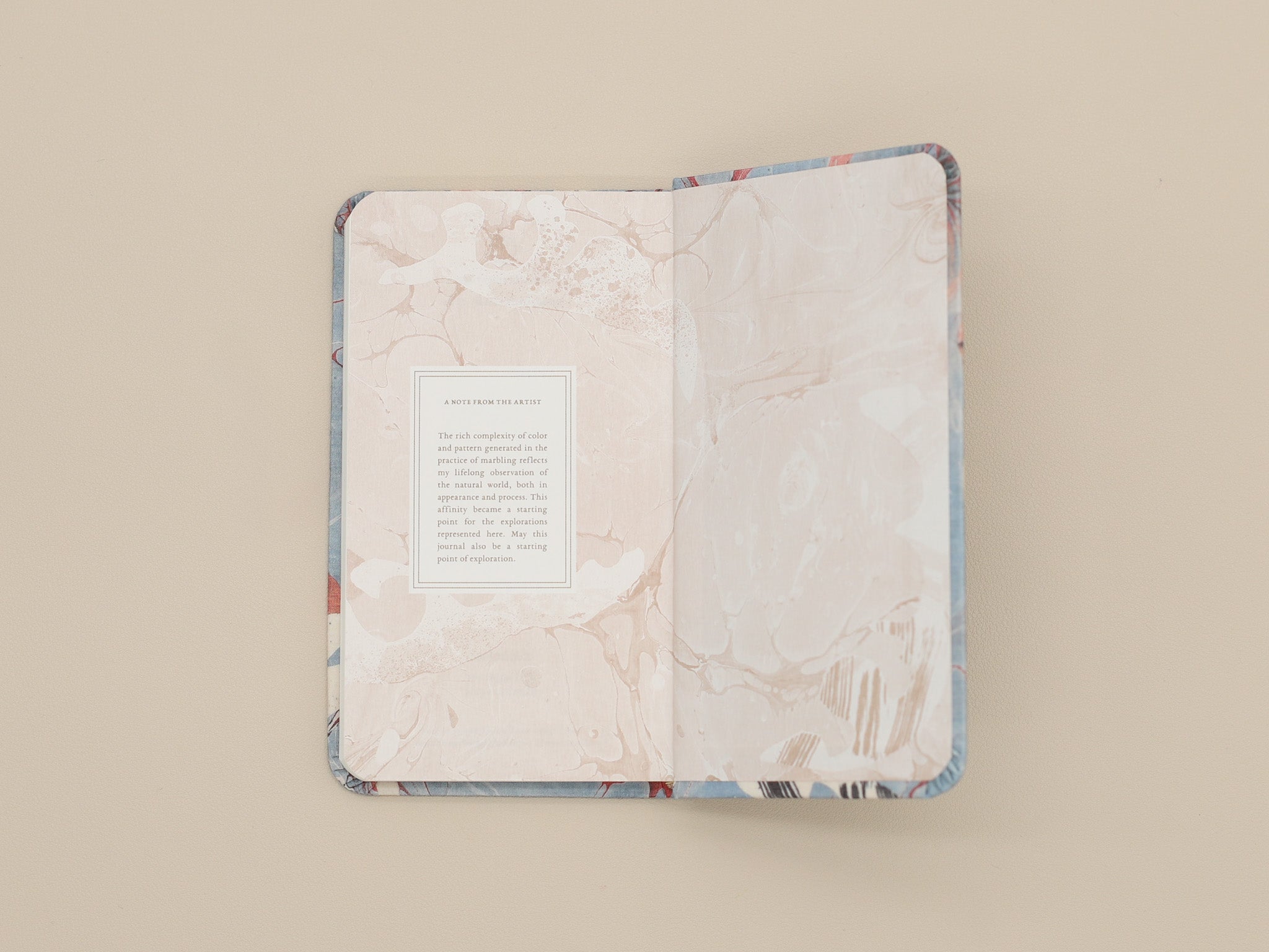 Goods for the Study Fluxus Marble Pocket Hardcover Journal