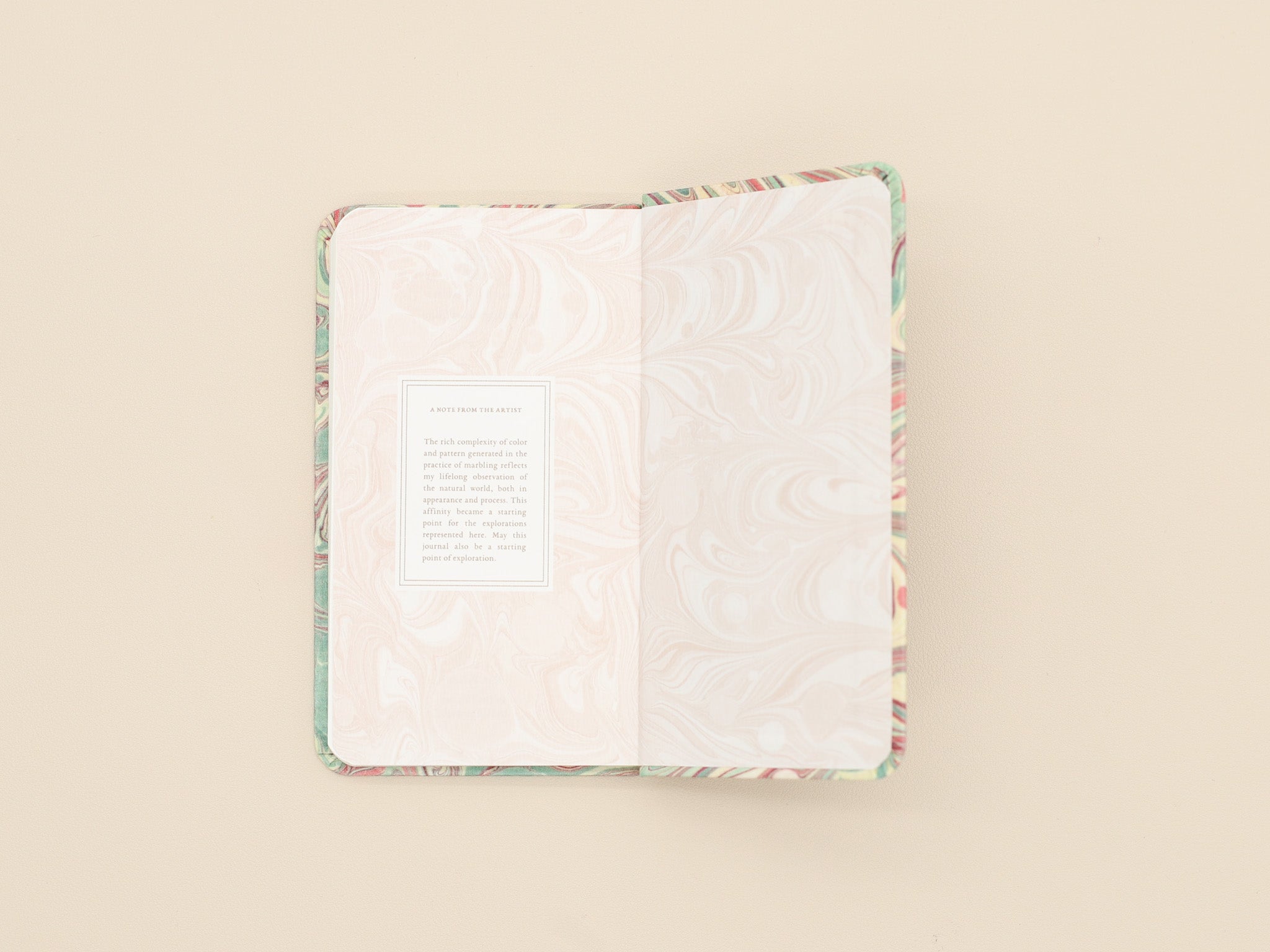 Goods for the Study Halcyon Marble Pocket Hardcover Journal