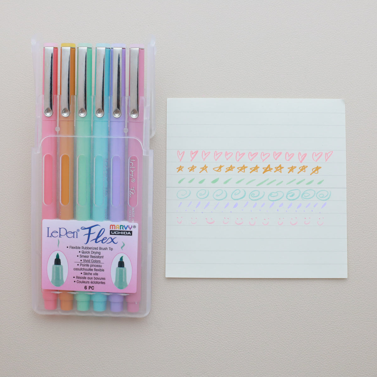 Le Pen Flex Pastel (Set of 6)
