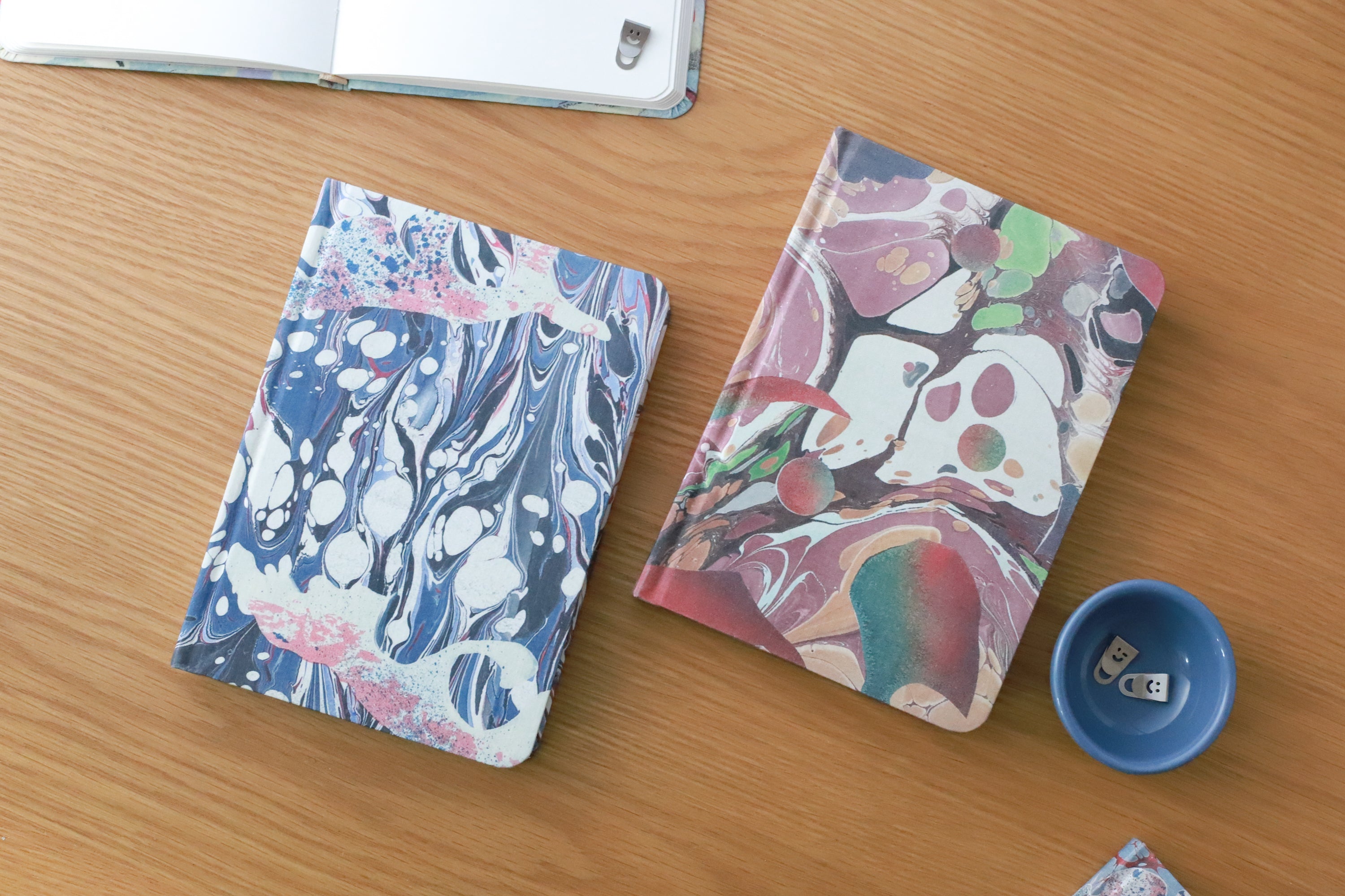 Goods for the Study Carnelian Marble B6 Hardcover Journal