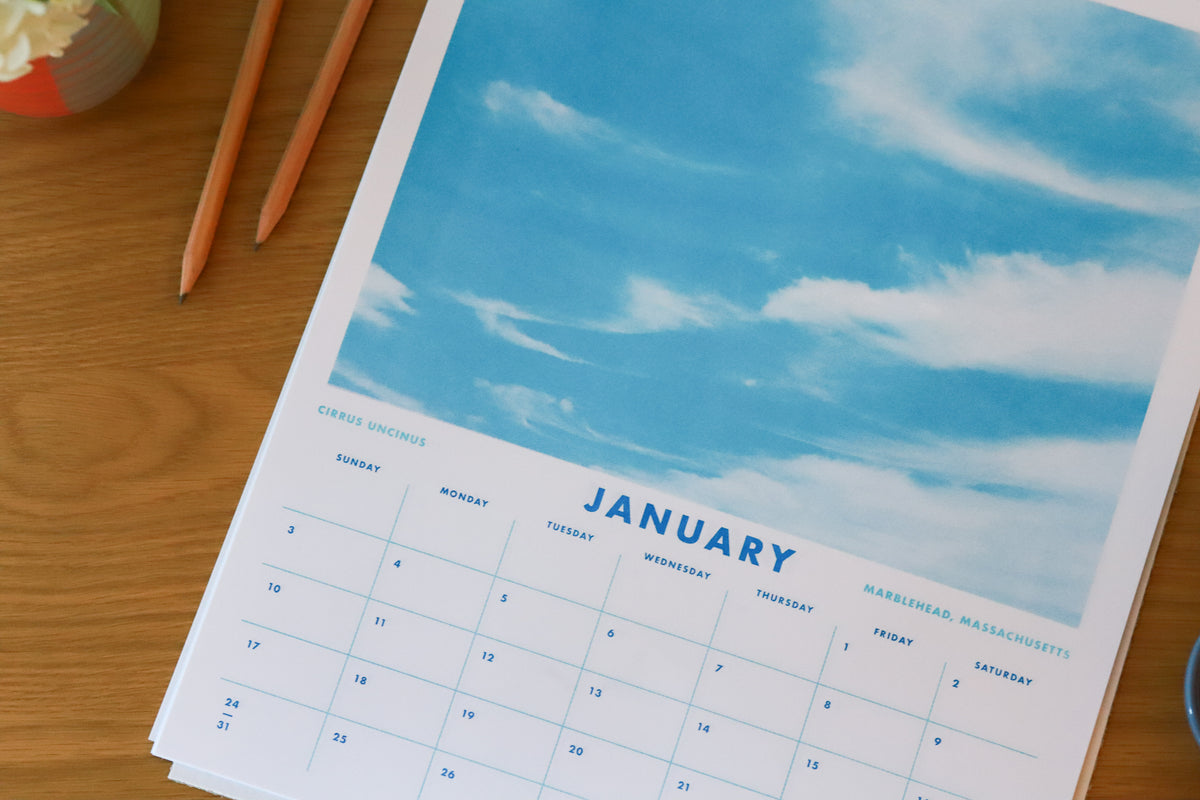 2027 Cloud Hanging Wall Calendar