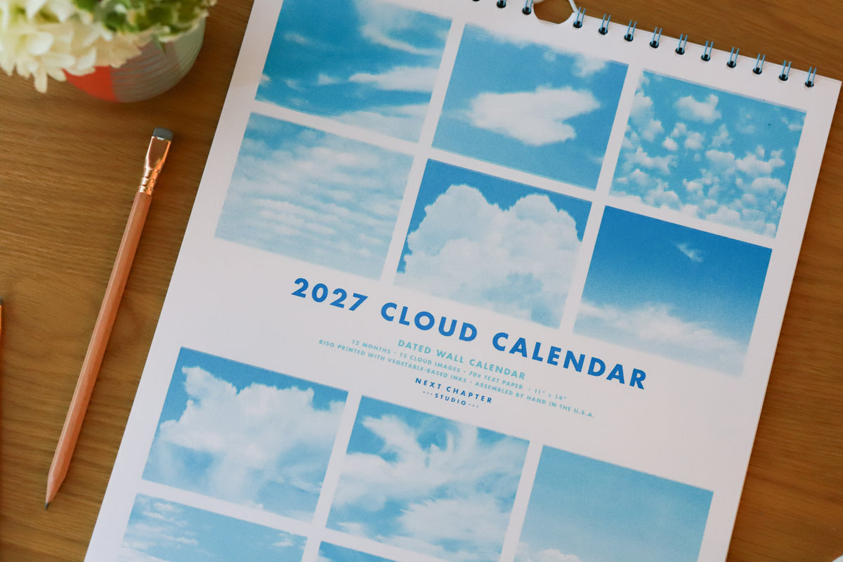 2027 Cloud Hanging Wall Calendar