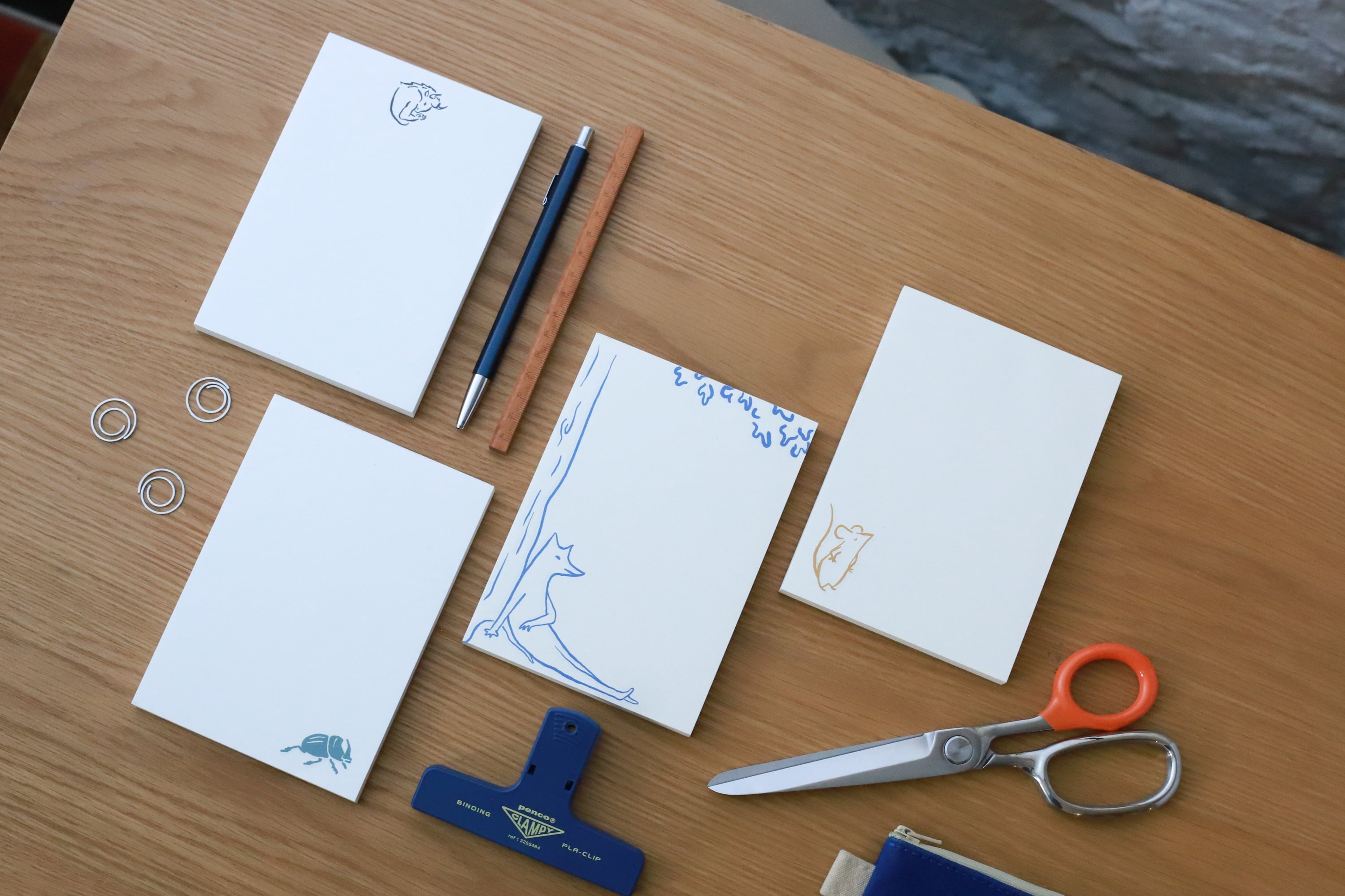 Goods for the Study Small Good Wolf Notepad
