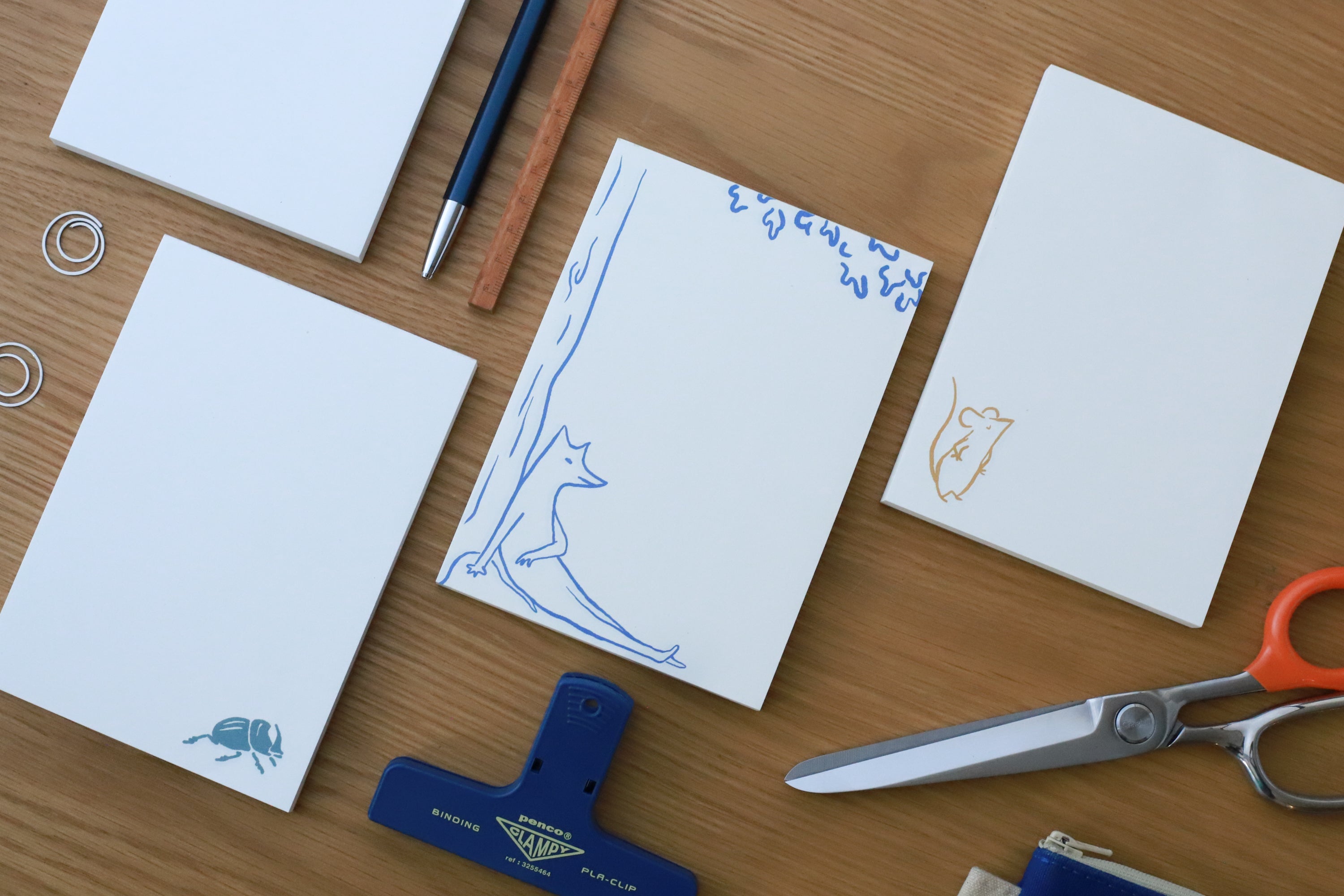 Goods for the Study Small Good Wolf Notepad