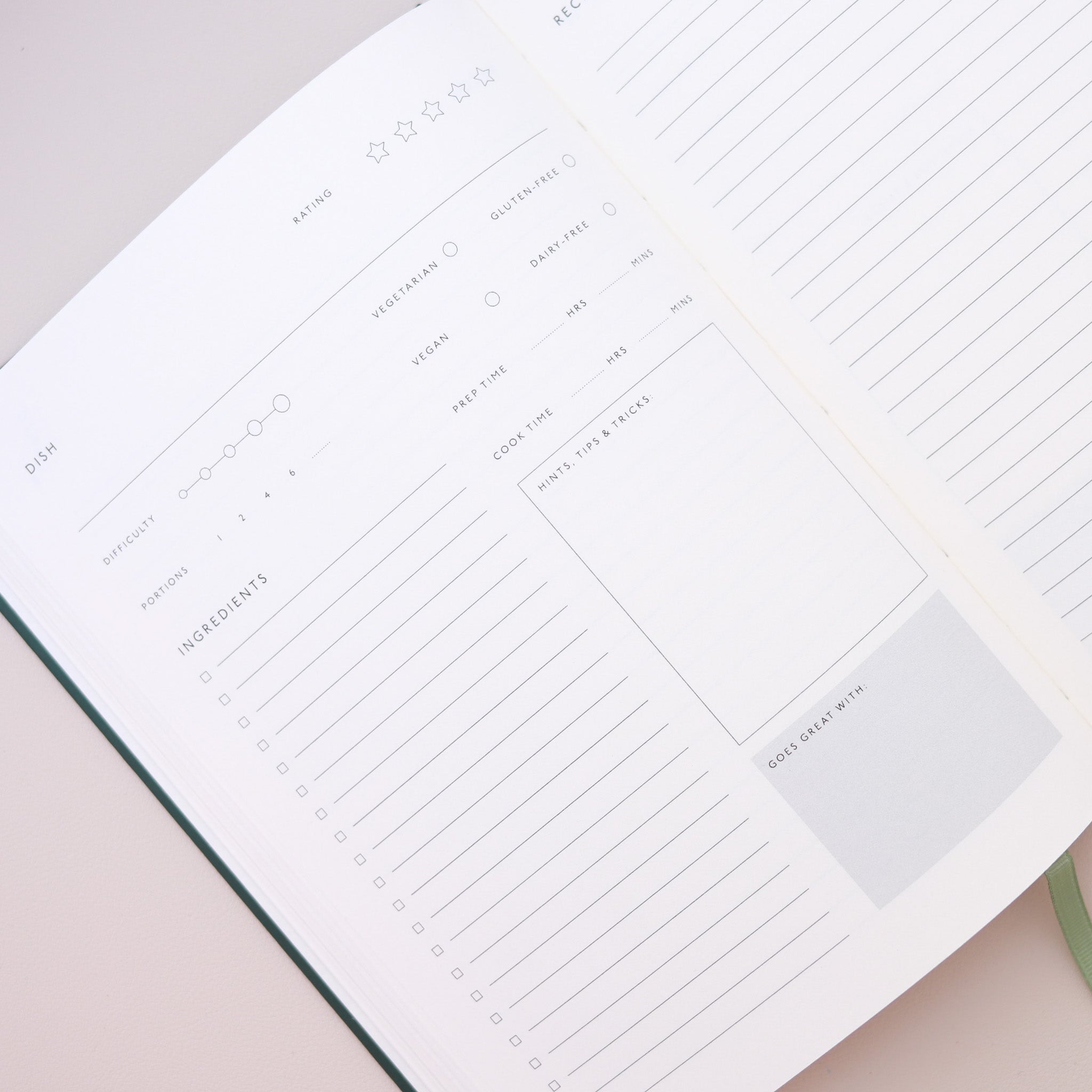 Al Fresco Recipe Journal