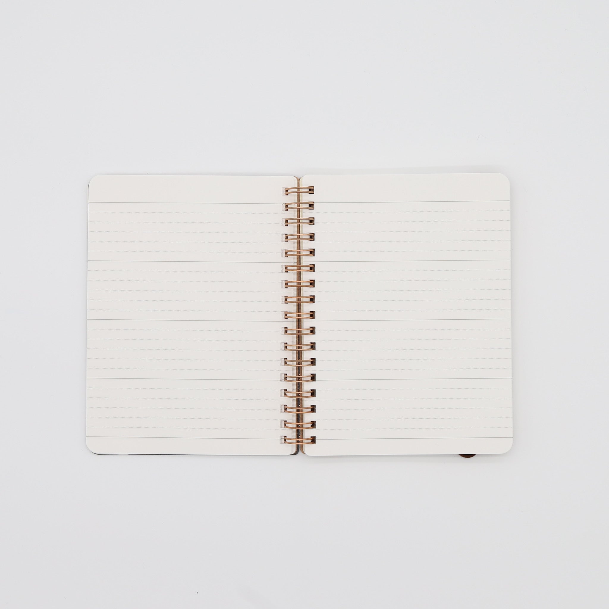 Midori Grain Leather Spiral Notebook B6