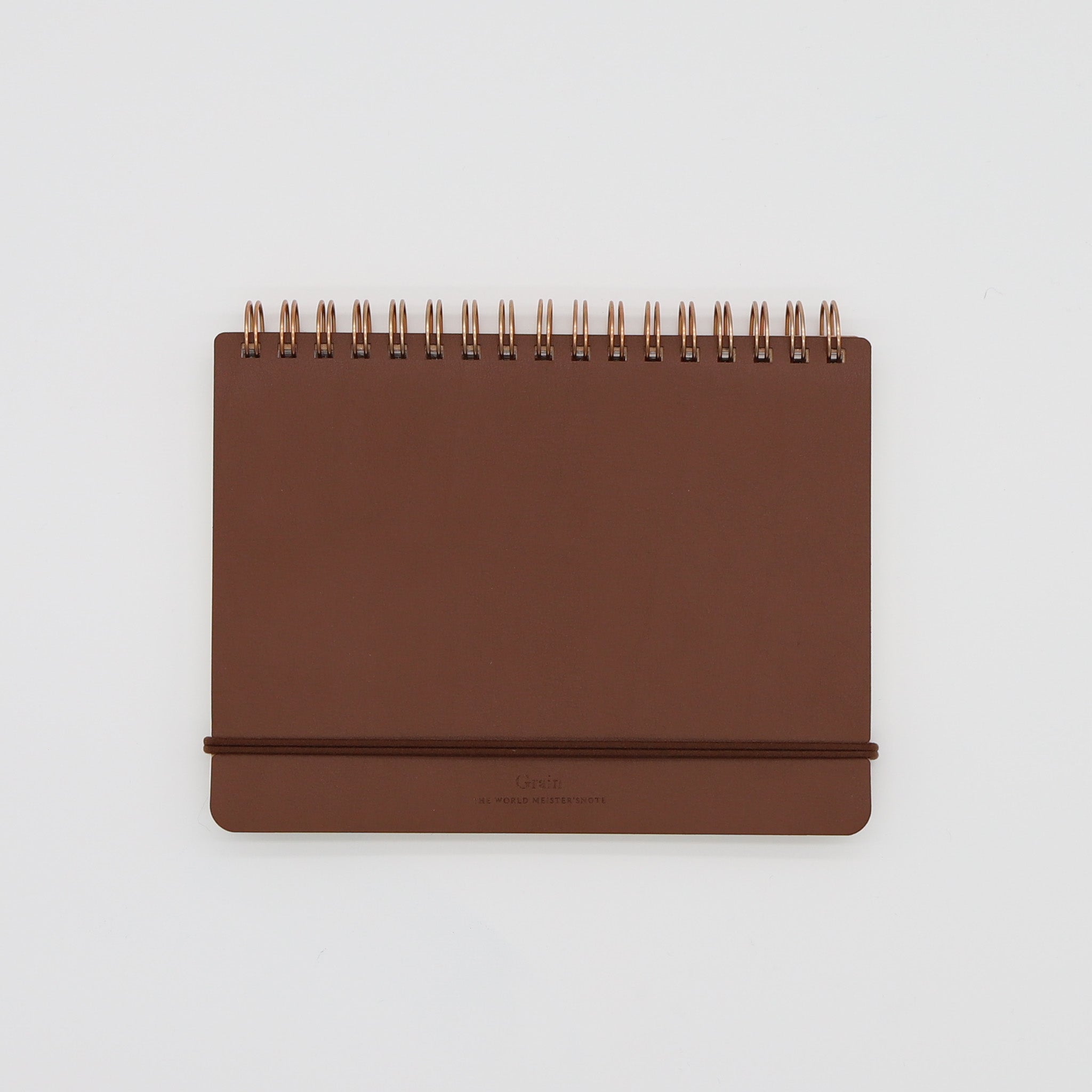 Midori Grain Leather Spiral Notebook B6