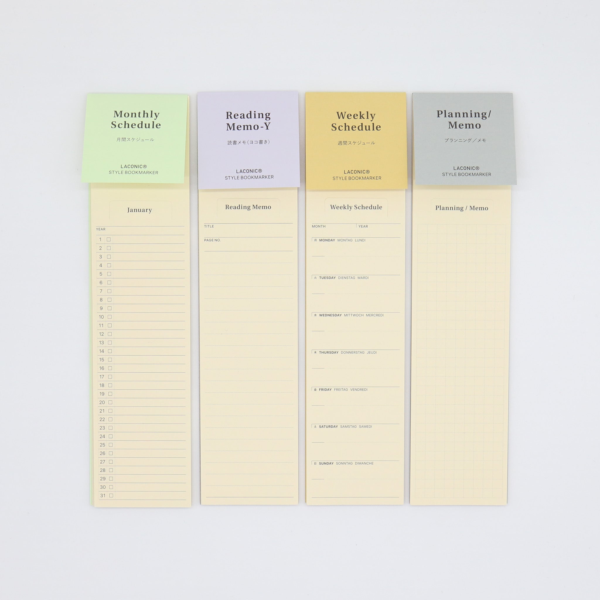 Laconic Style Bookmarker Tabs