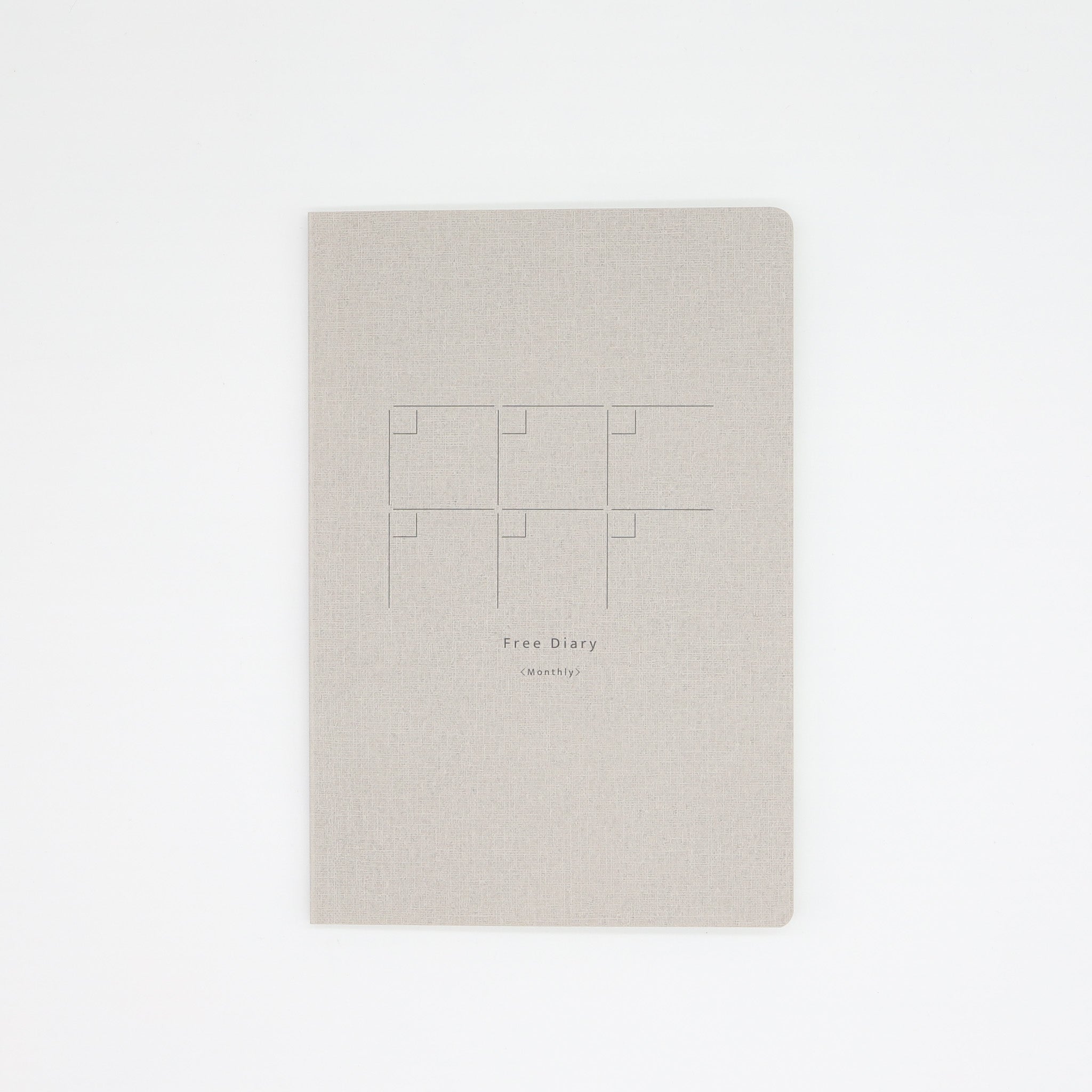 Midori Yuru Log A6 Monthly Free Diary Notebook