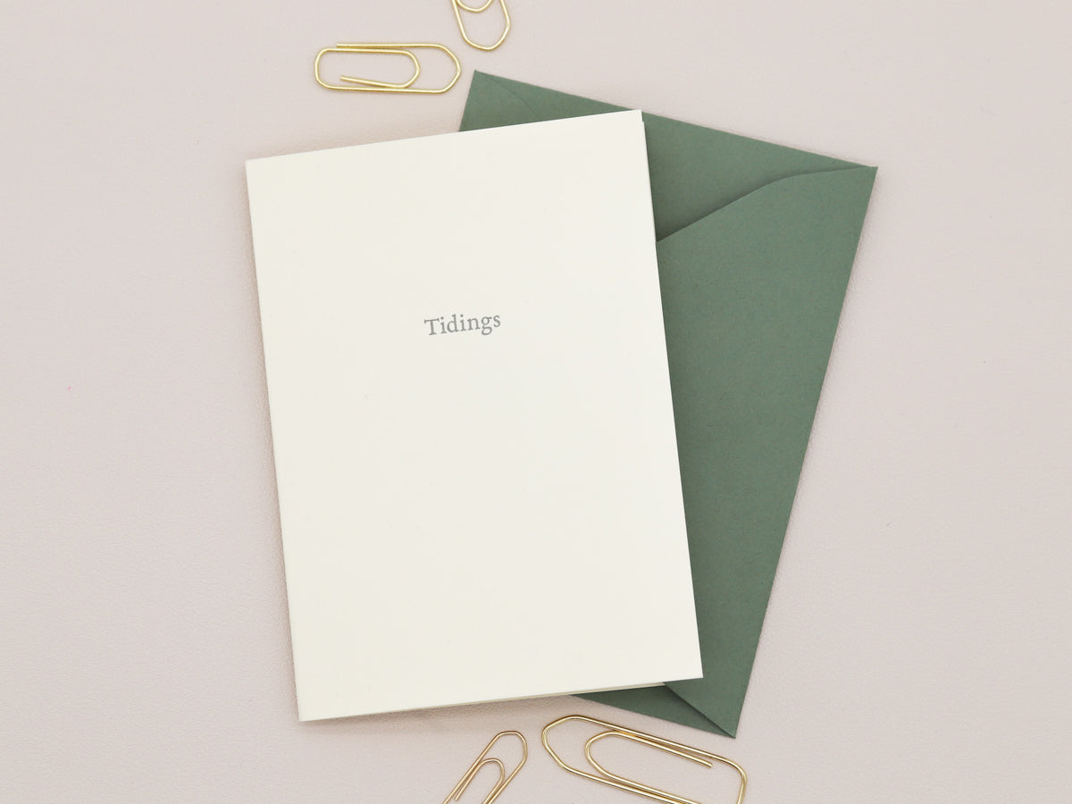 Tidings Greeting Card