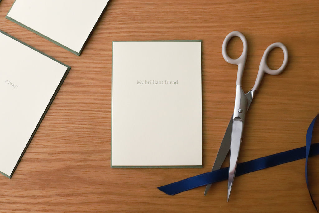 My Brilliant Friend Greeting Card