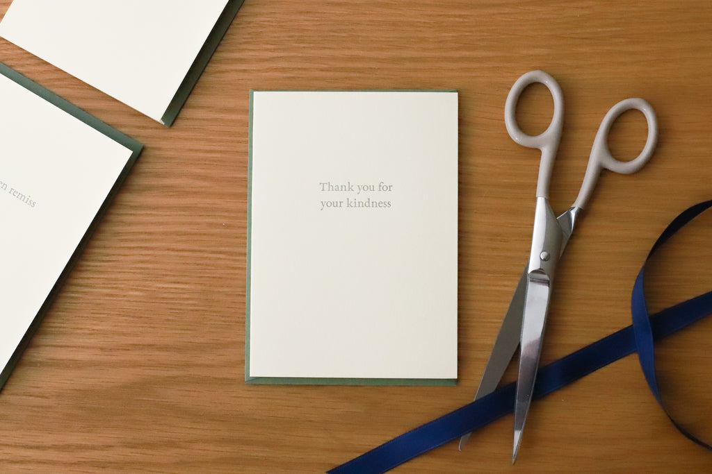 Thank You for Your Kindness Greeting Card