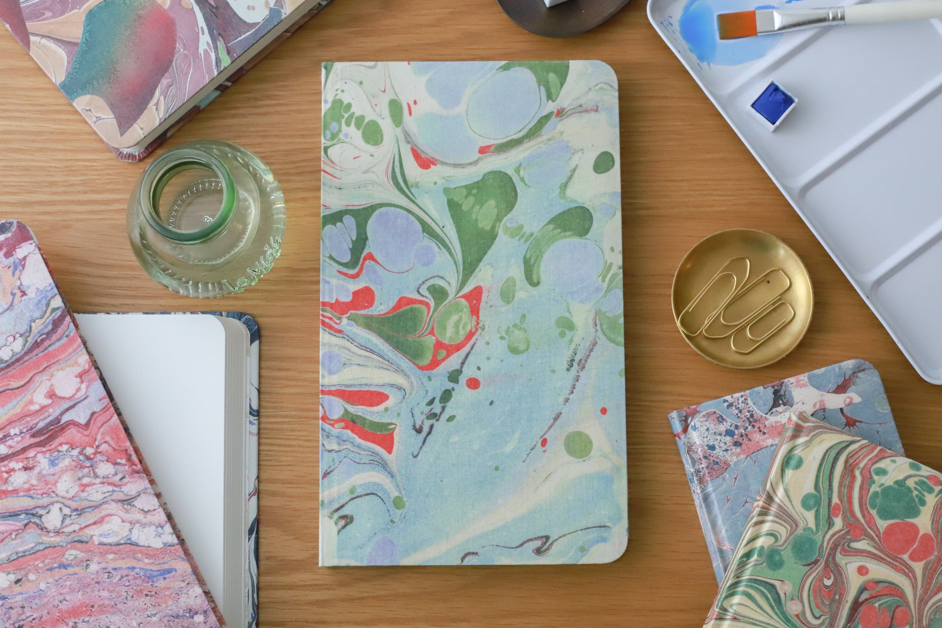 Goods for the Study Pond Marble Edition Flex Journal