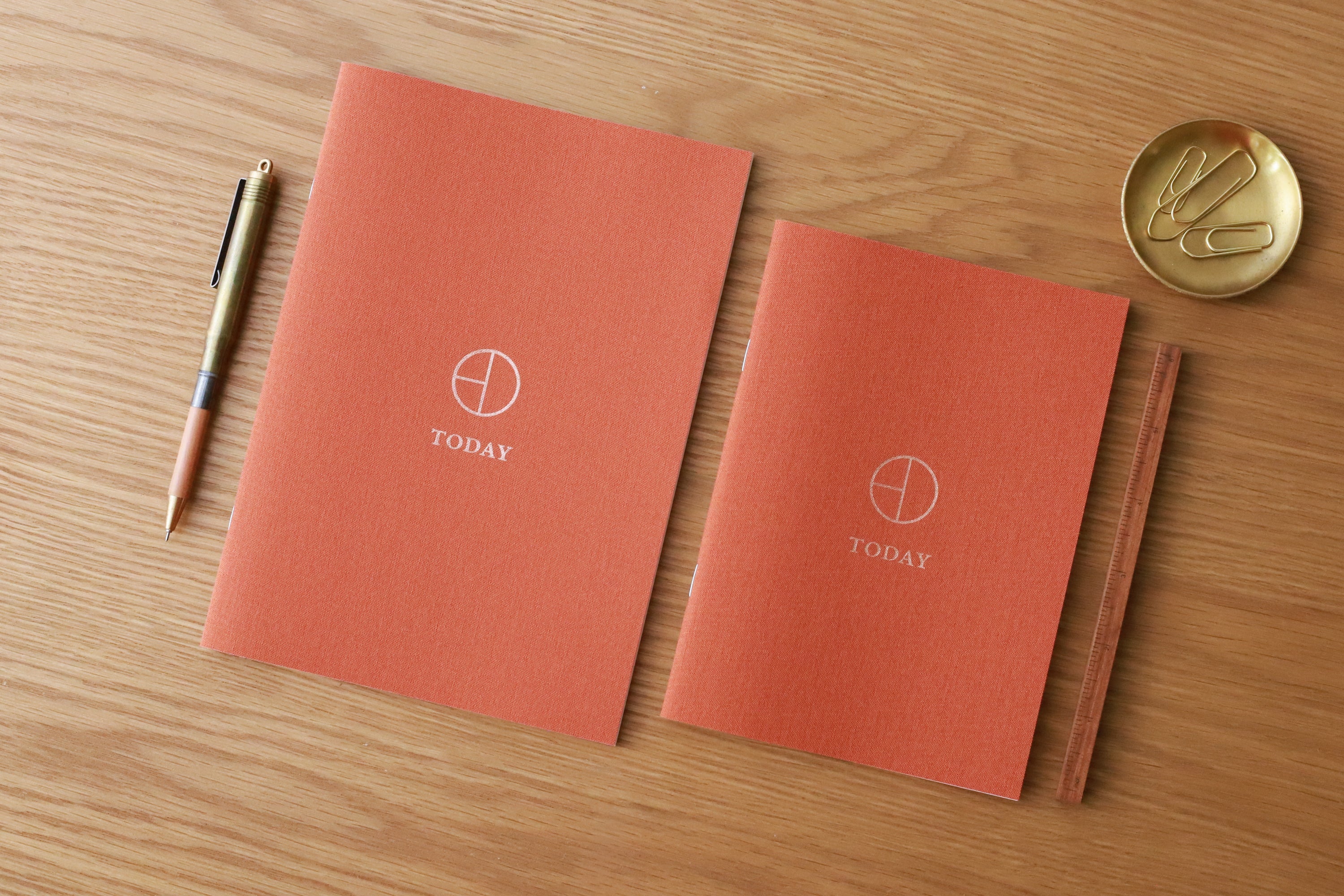 Terra Cotta Cloth Saddle Stitch Planner