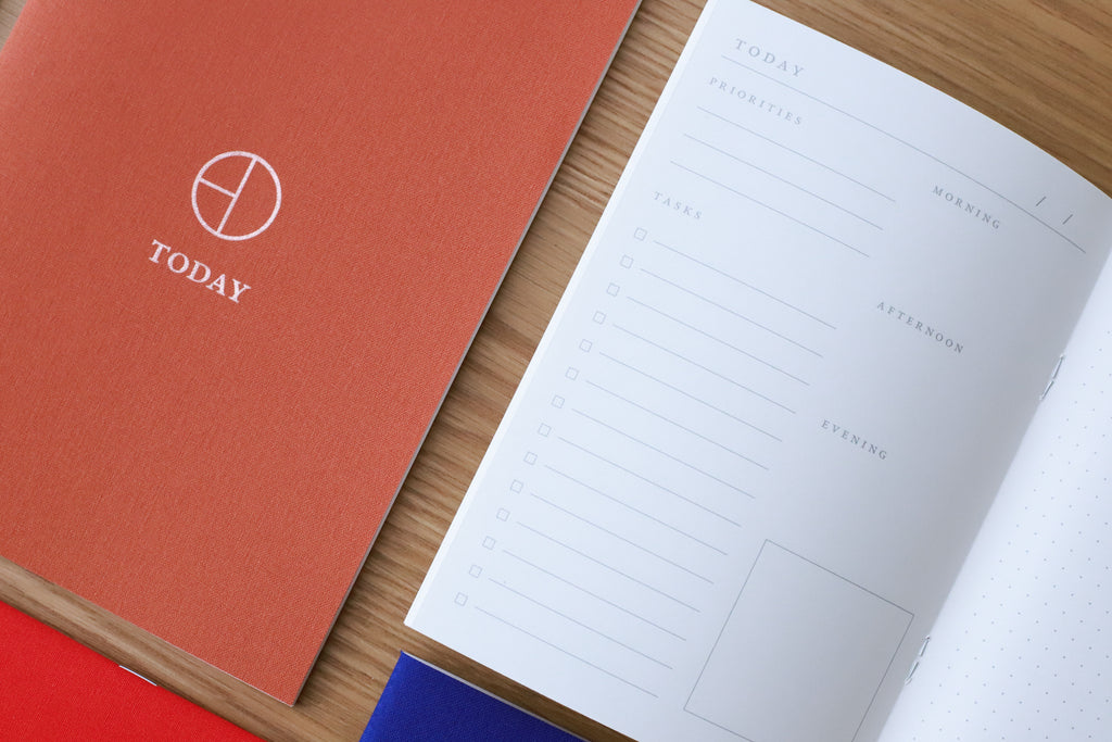 Terra Cotta Cloth Saddle Stitch Planner