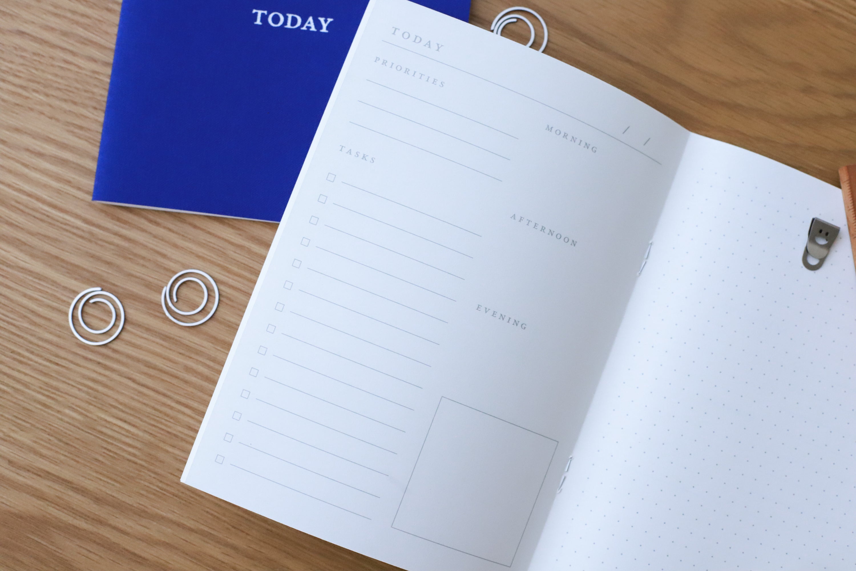 Indigo Cloth Saddle Stitch Planner